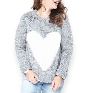 Jillian Harris by PRIV Follow Your Heart Chunky Knit Sweater